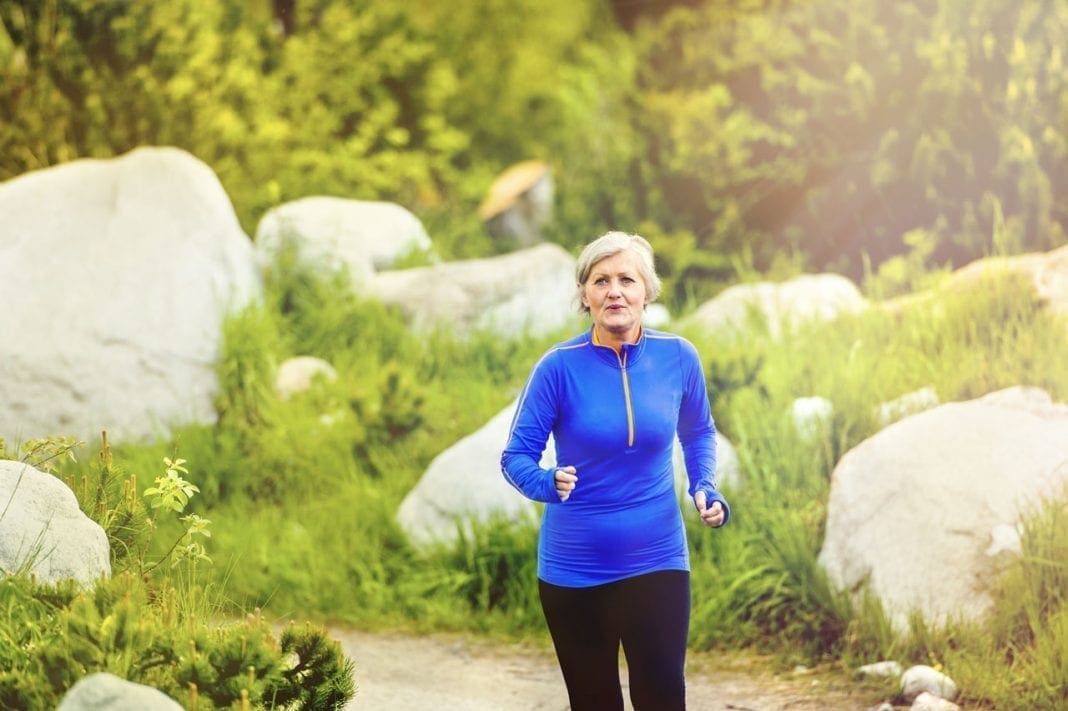 Senior woman running 11860 Vista Del Sol, Ste. 128 Osteoporosis Prevention Plan