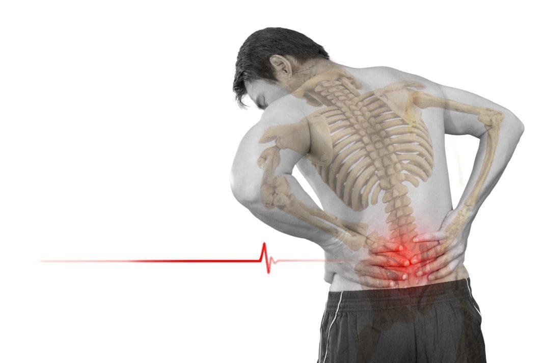 A,Man,Problem,Chronic,Low,Back,Pain,And,Skeleton,Isolated
