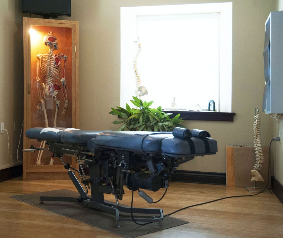 Seattle,United States,An assisted living and care home for seniors, modern building, a treatment couch and physiotherapy room.